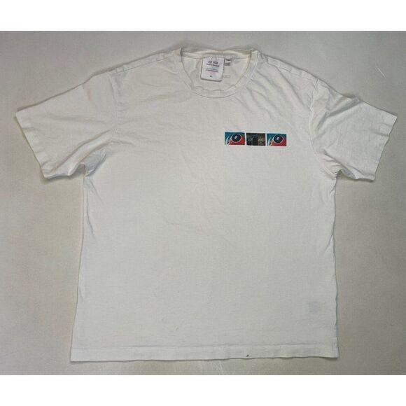 Calvin Klein Jeans Environmental Communications T-shirt Men XL White - Picture 1 of 8